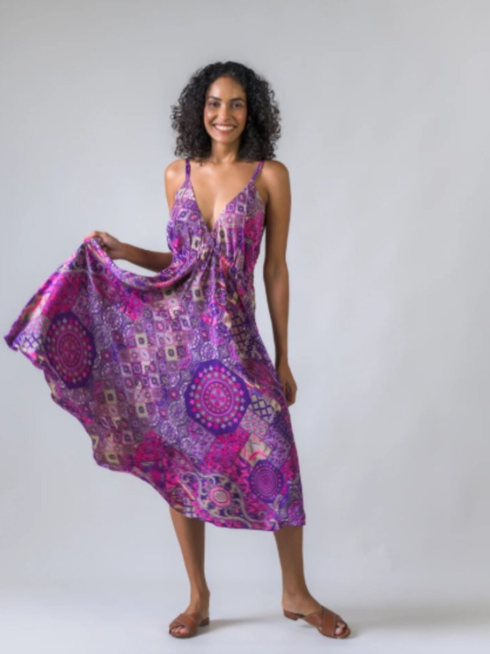 10.) Rhea Backless Halter Dress (Assorted) - Picture 4 of 6